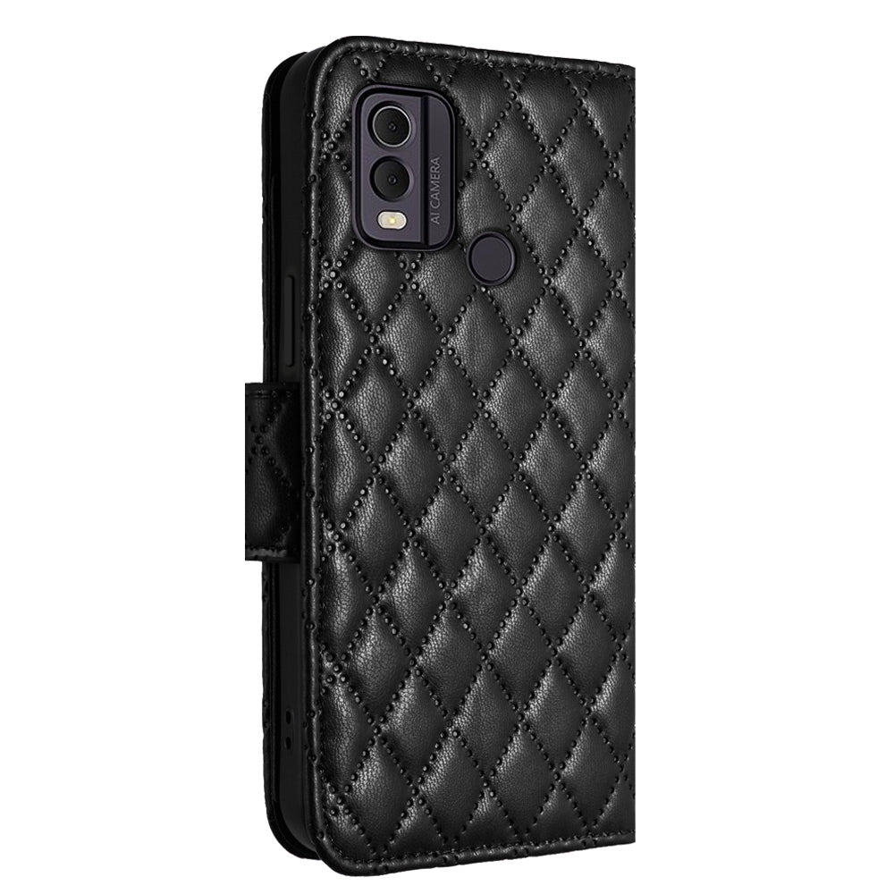 YB Imprinting Series-8 for Nokia C22 Leather Case with Hand Strap Wallet 7 Card Slots Cover YB Imprinting Series-8 for Nokia C22 Leather Case with Hand Strap Wallet 7 Card Slots Cover